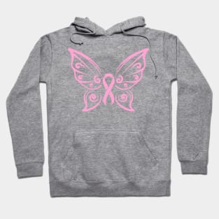 Cancer Awareness Butterfly Ribbon Hoodie